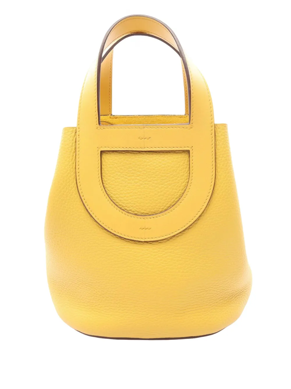Hermès Pre-Owned 2024 Clemence and Swift In The Loop 18 handbag - Giallo