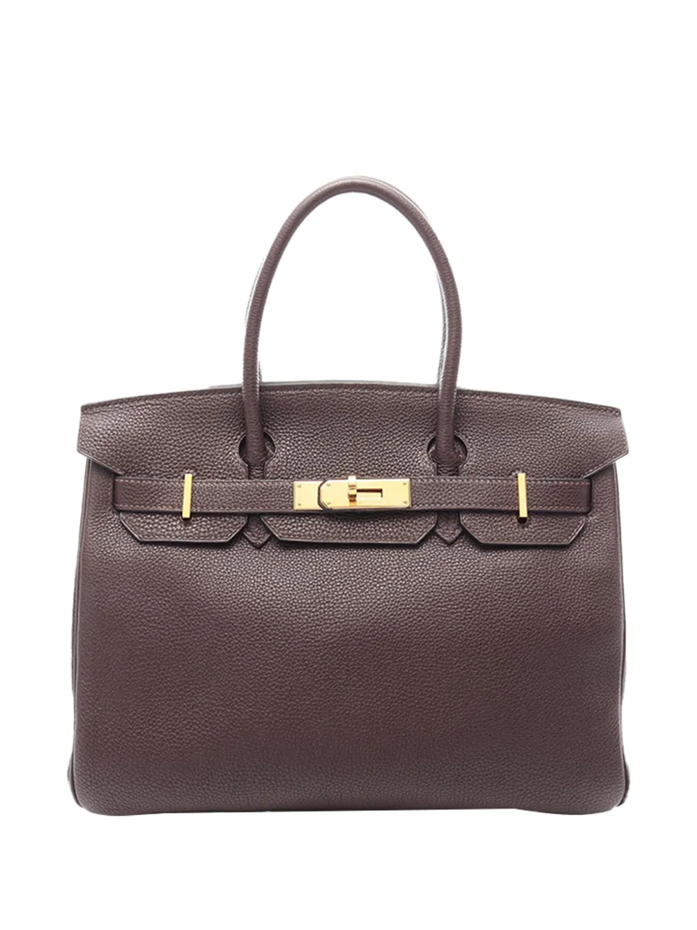 Hermès Pre-Owned 2008 Togo Birkin Retourne 30 handbag - Marrone