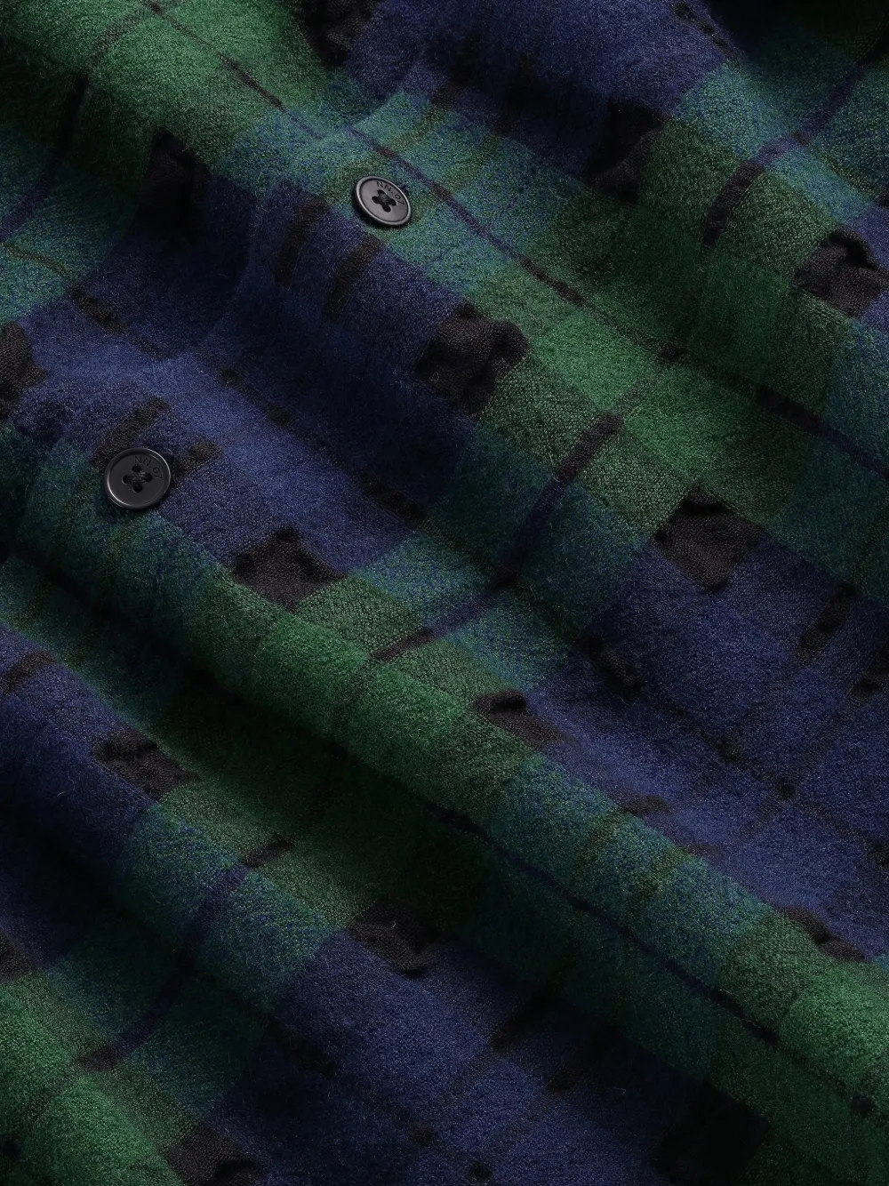 NN07 Casper flannel shirt Groen