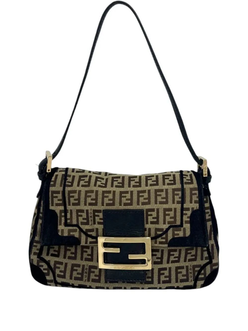Fendi Pre-Owned 2000-2010 Zucchino Canvas shoulder bag - Toni neutri