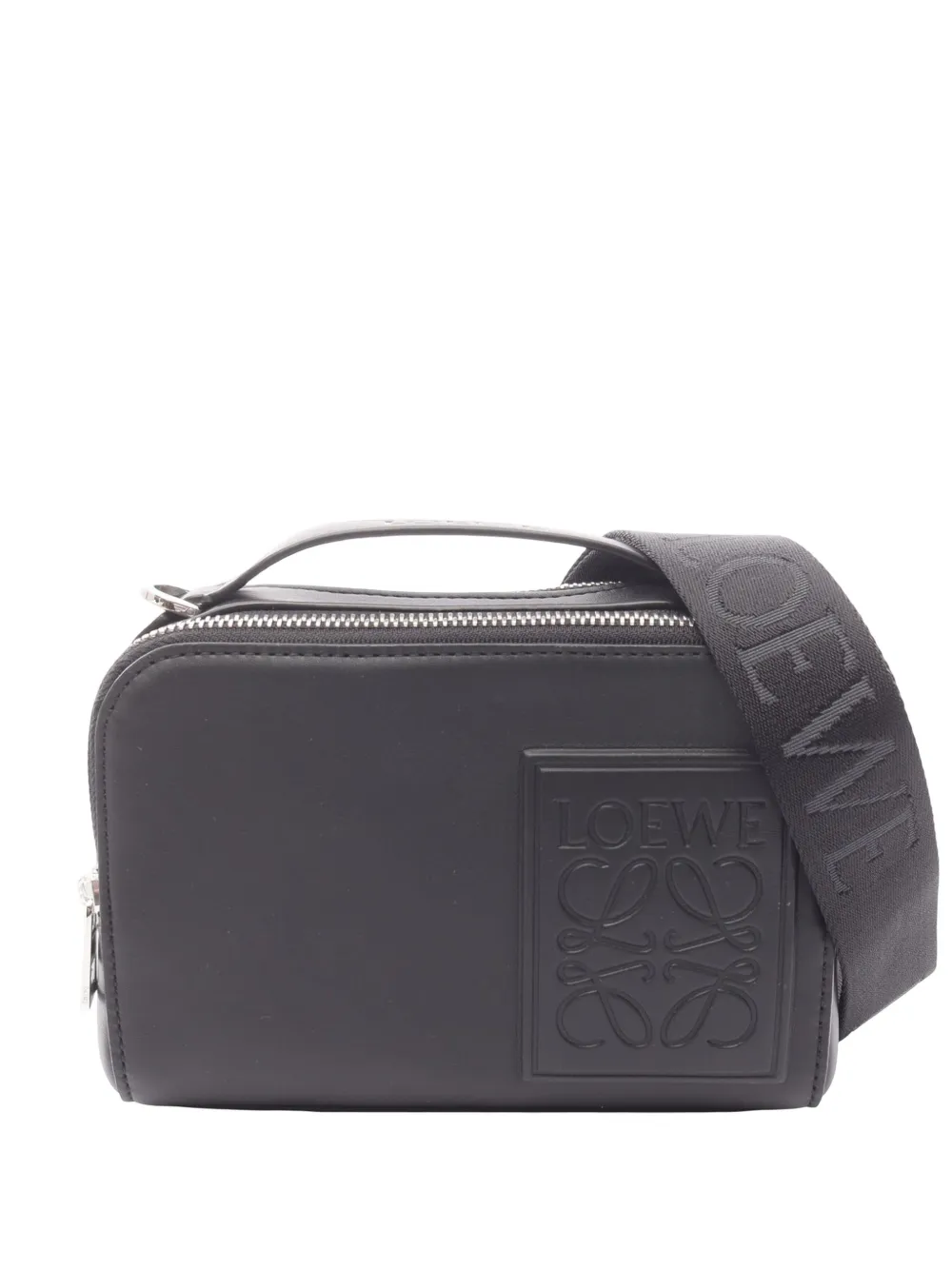 Loewe Pre-Owned 2010-2026 mini Kameratasche aus Kalbsleder - Schwarz