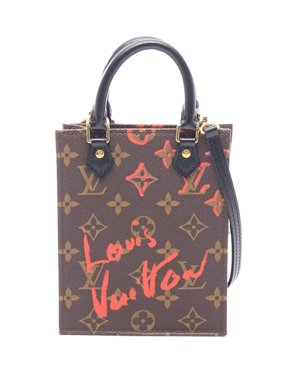 Louis Vuitton Pre-Owned 2010-2026 Monogram Fall in Love Petit Sac Plat satchel - Marrone