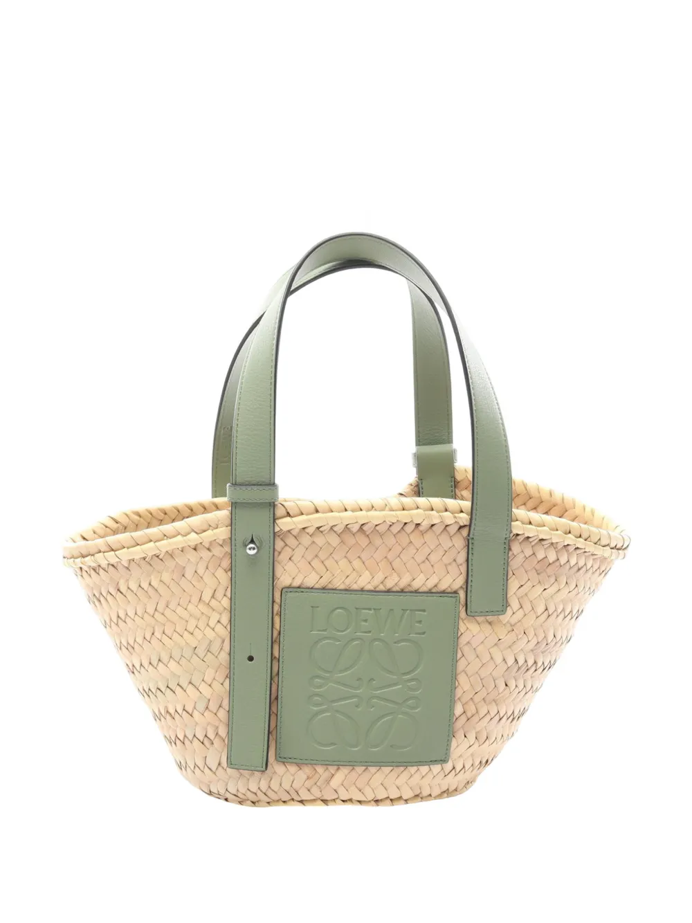 Loewe Pre-Owned 2010-2026 Small Raffia Anagram Basket Bag tote bag - Toni neutri