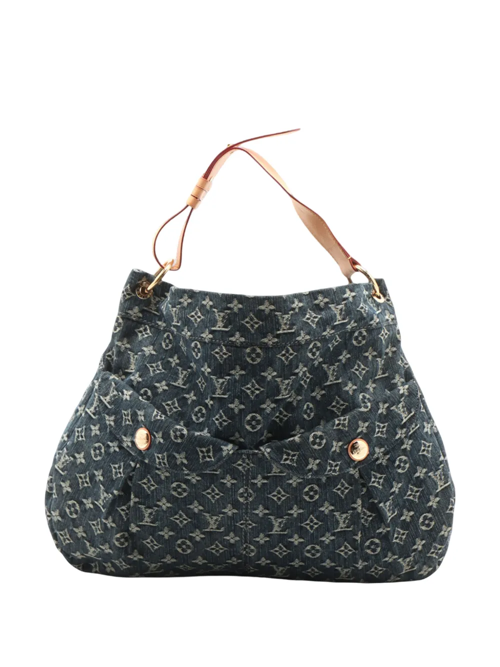 Louis Vuitton Pre-Owned 2011 Monogram Denim Daily GM Tasche - Blau