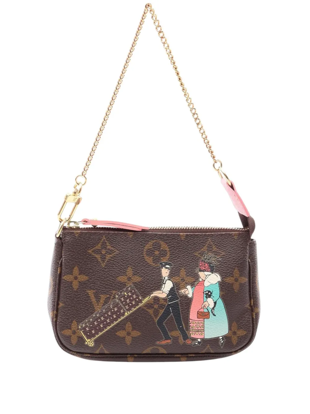 Louis Vuitton Pre-Owned 2011 mini Monogram Illustre Pochette Accessoires Handtasche - Braun