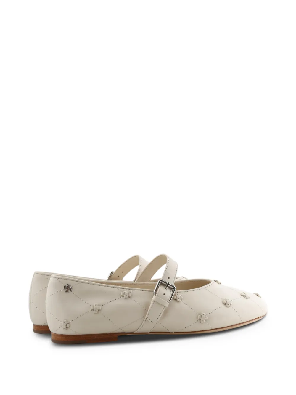 Tory Burch Bunny Mary Jane schoenen met geknoopt detail Beige