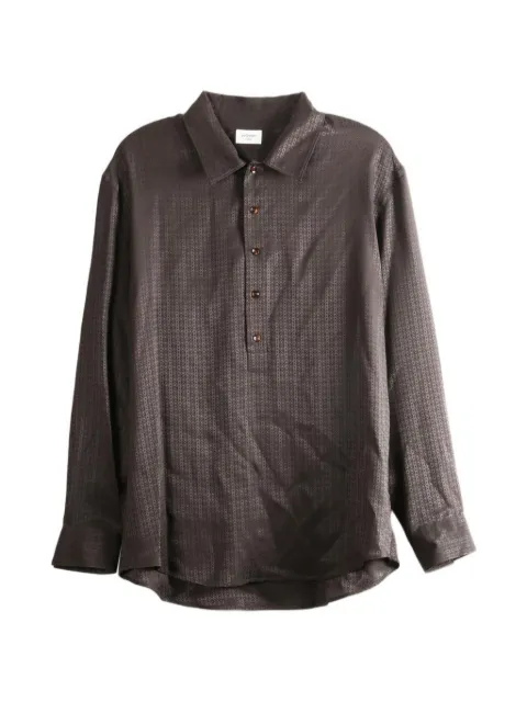 Saint Laurent jacquard silk shirt