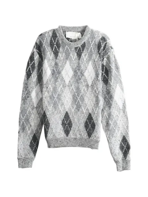 ERL argyle-knit sweater