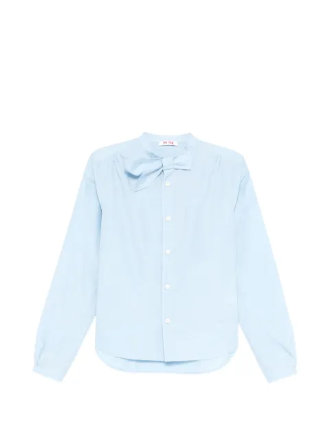 AO YES bow-detail long-sleeve shirt