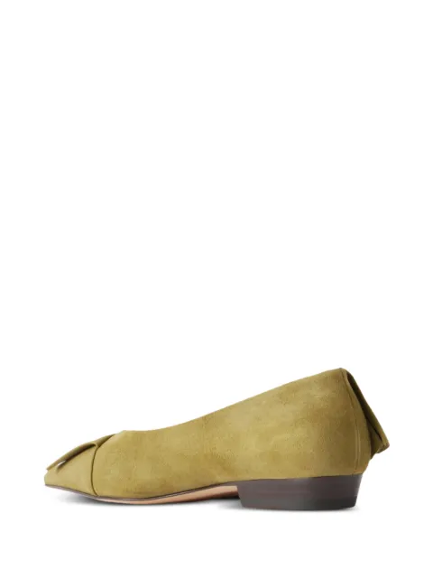 JW Anderson ruffled pointed-toe flat pumps