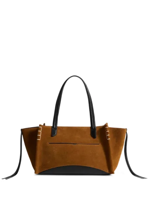 JW Anderson bolso shopper Elongated Lober Cabas con panel en contraste y ribete sobrehilado