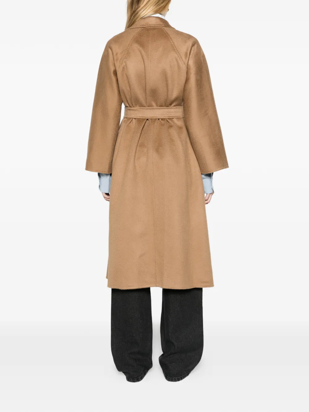 Max Mara Ludmilla jas met ceintuur Beige
