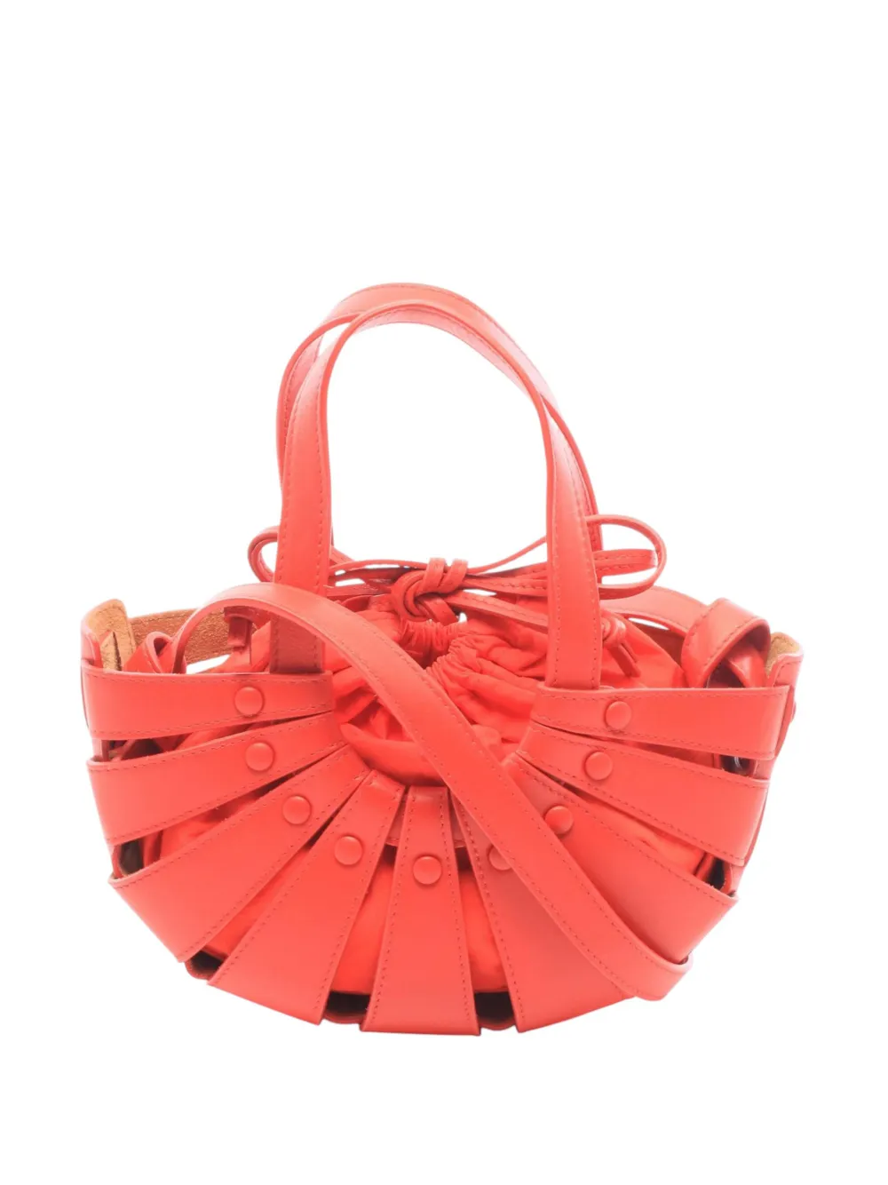Bottega Veneta Pre-Owned 2012-2026 Small The Shell satchel - Rosso
