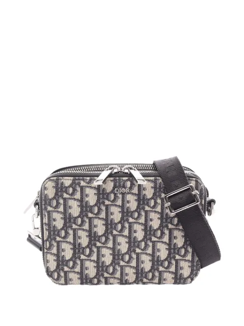 Christian Dior Pre-Owned 2010-2026 Oblique Canvas Pouch With Strap crossbody bag