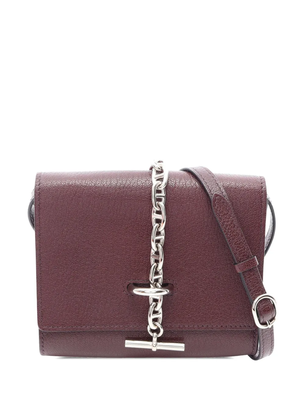 Hermès Pre-Owned 2023 Mini Chevre Mysore Verrou Chaine crossbody bag - Rosso