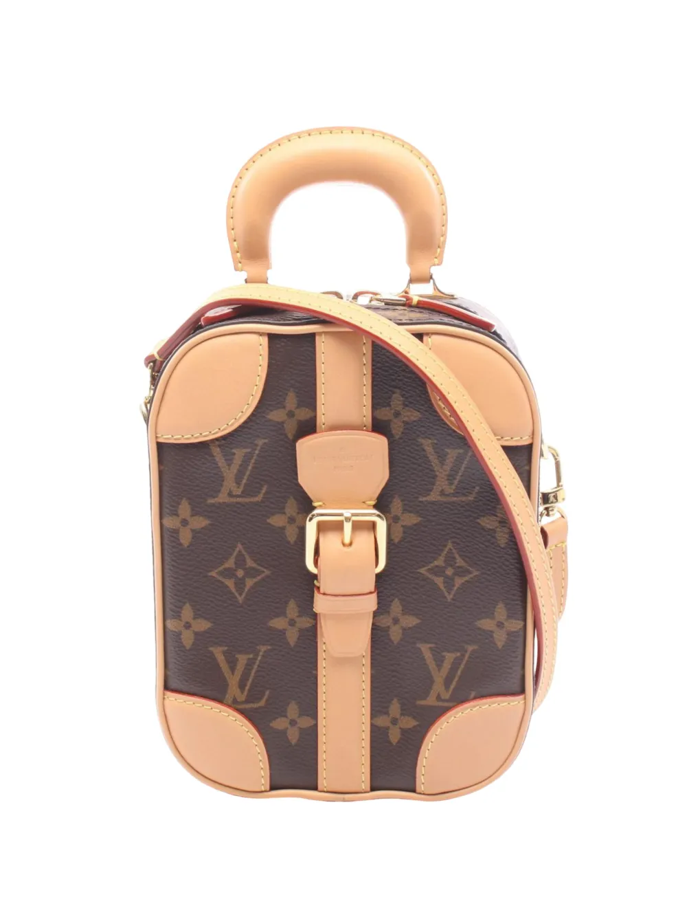 Louis Vuitton Pre-Owned 2019 Valisette Vertical Satchel-Tasche mit Monogramm - Braun