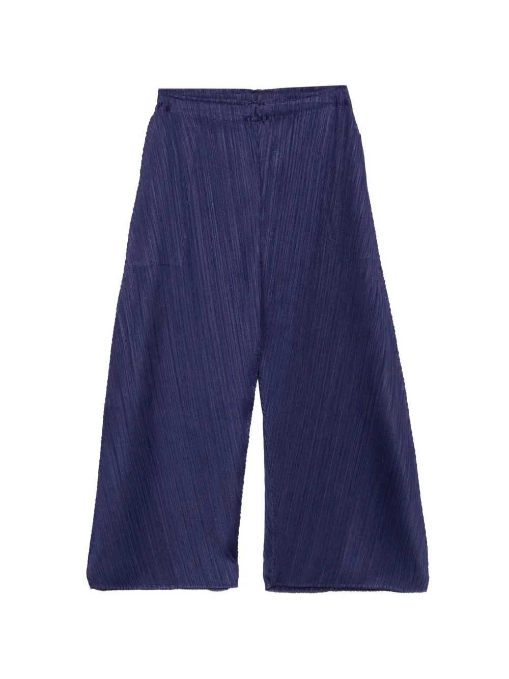 Pleats Please Issey Miyake plissé-effect cropped trousers