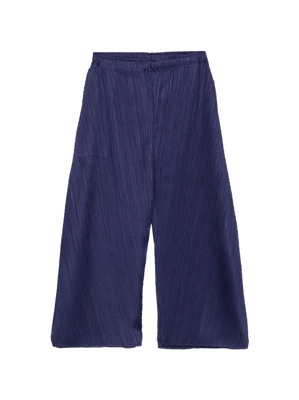 Pleats Please Issey Miyake plissé-effect cropped trousers