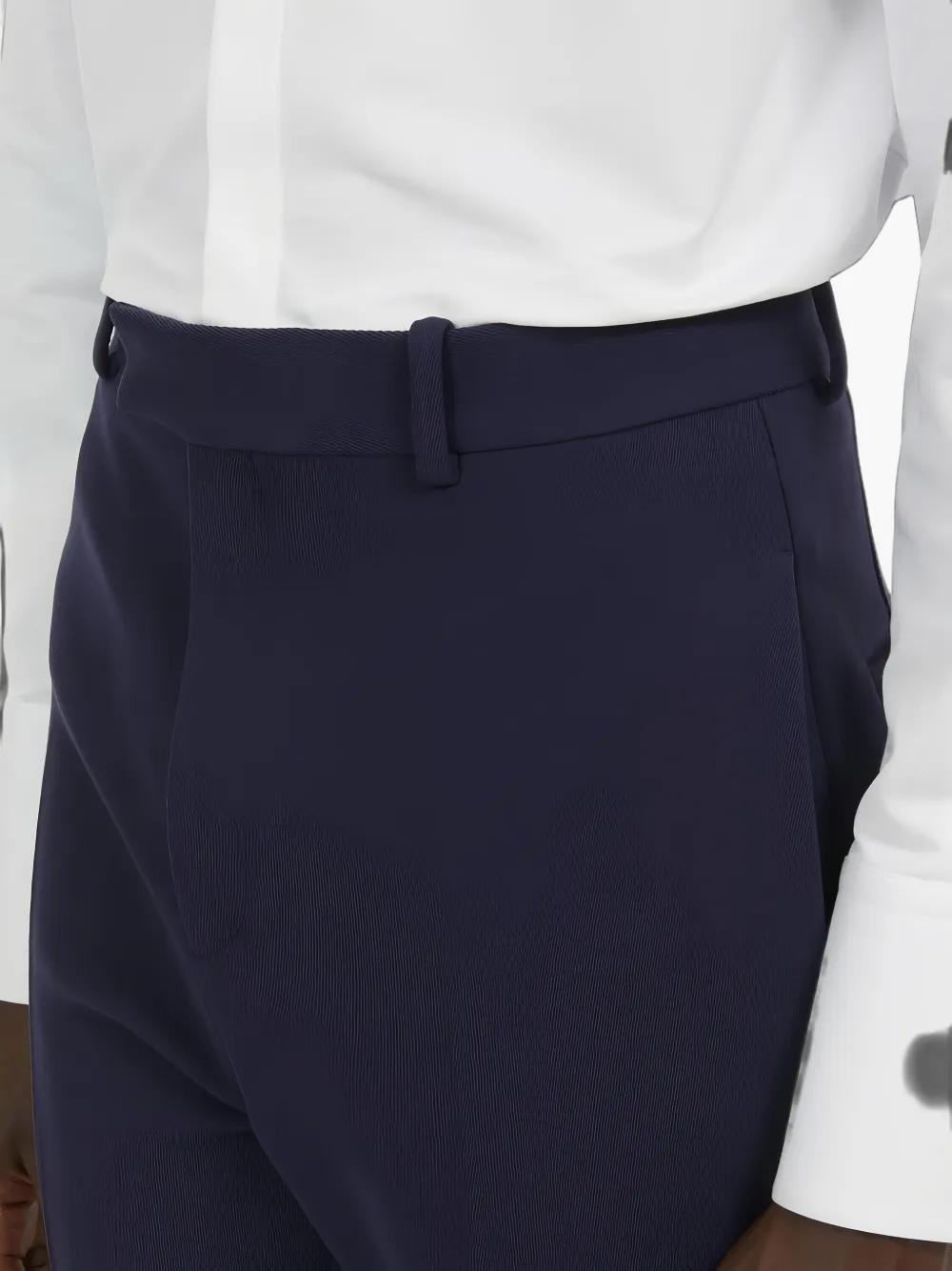 Ferragamo Pantalon met split Blauw