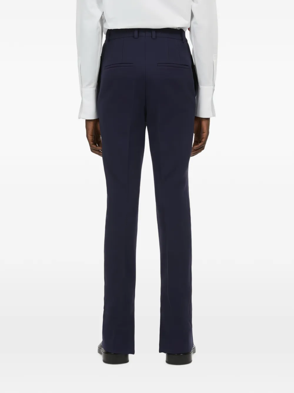 Ferragamo Pantalon met split Blauw