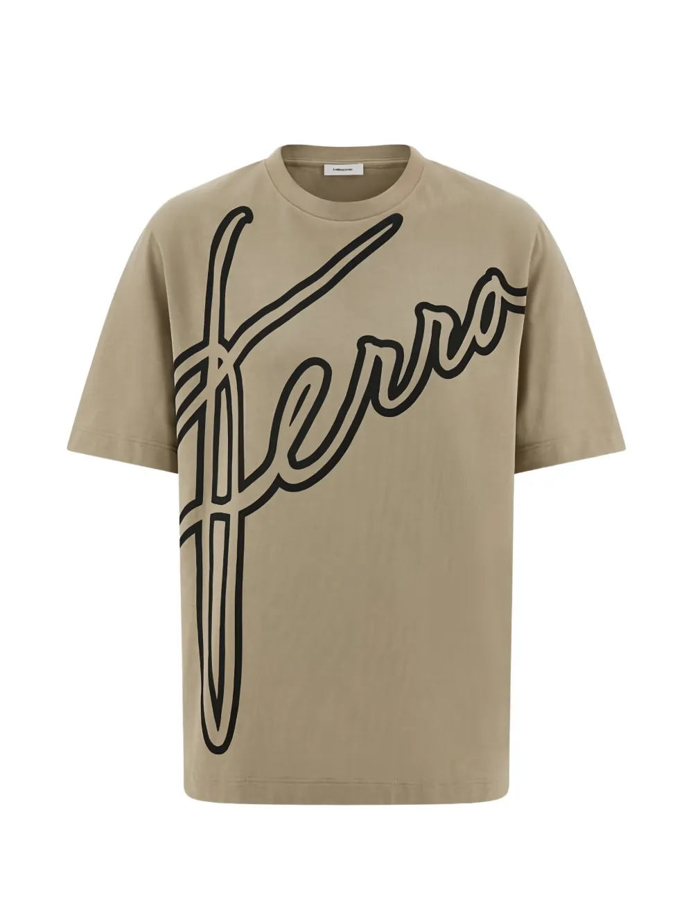 Ferragamo graphic-print oversized T-shirt