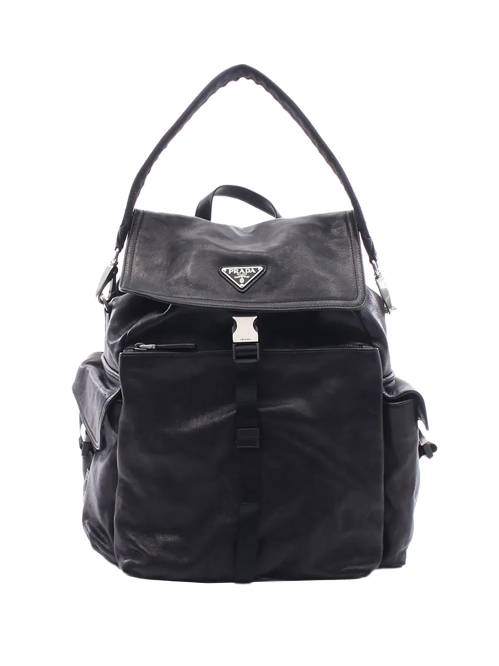 Prada Pre-Owned 2013-2026 Nappa 3 Way backpack - Nero