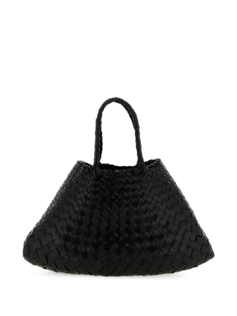 DRAGON DIFFUSION small Santa Croce hand-woven leather tote bag
