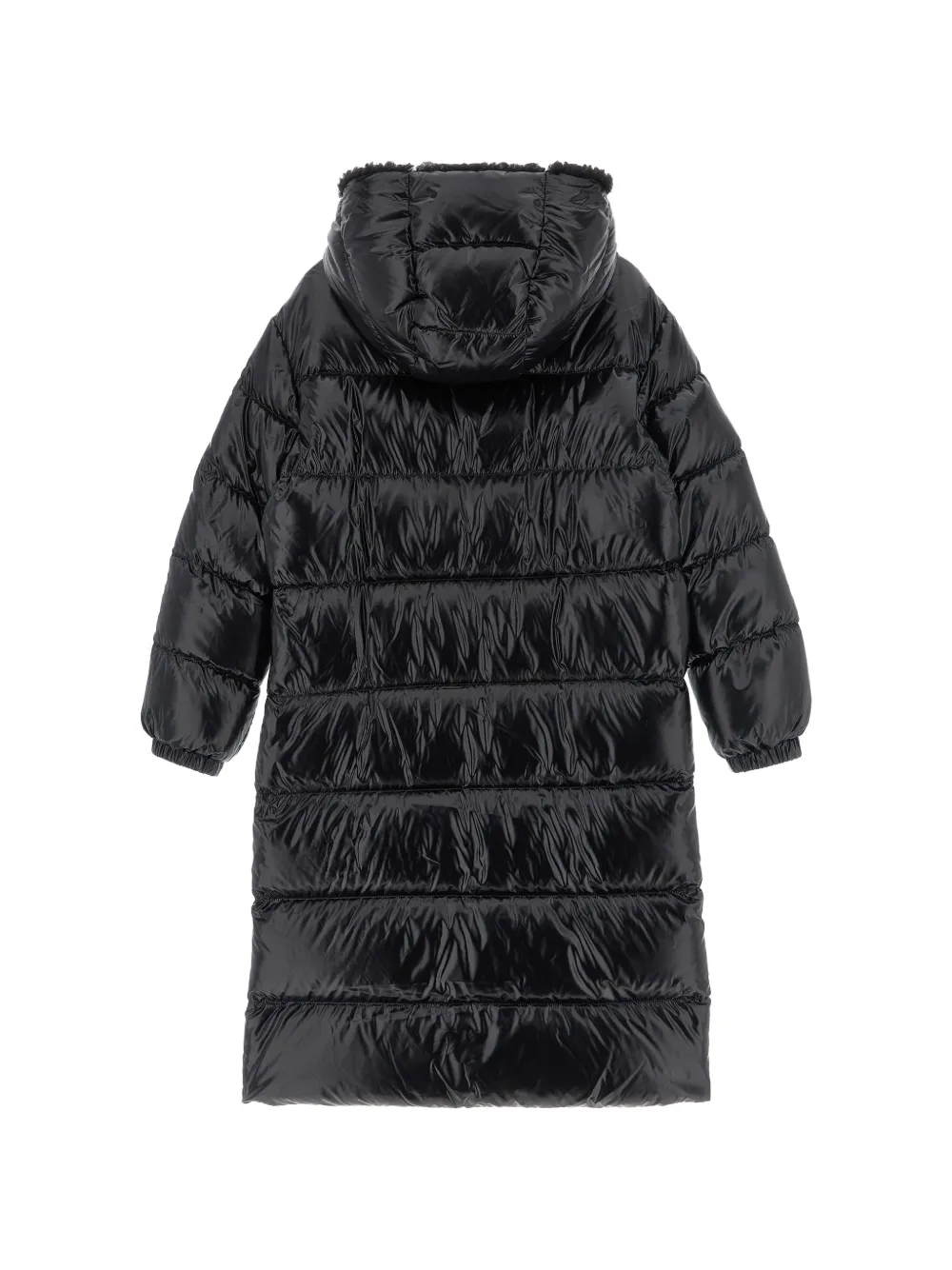 Moncler Enfant Ganevry gewatteerde jas Zwart