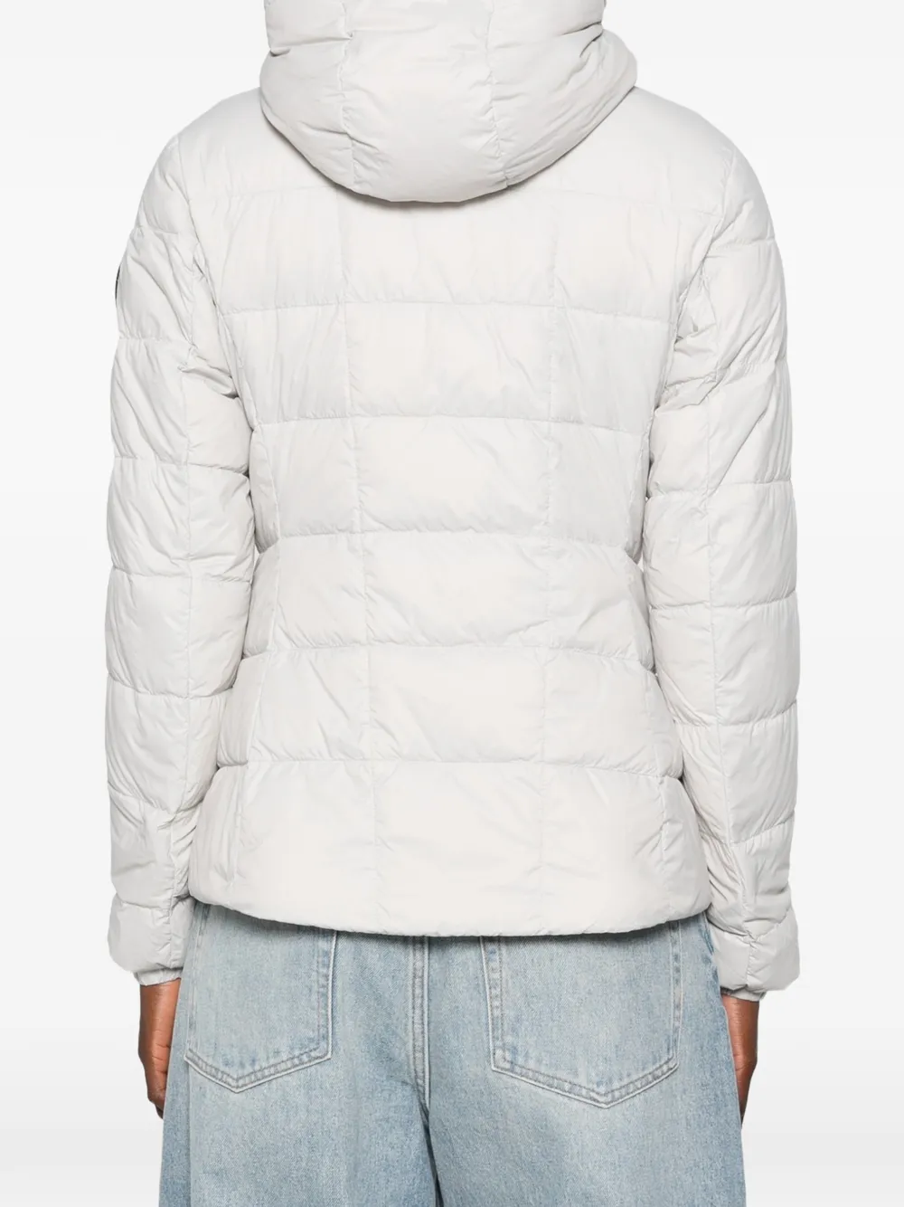 Canada Goose Gevoerd jack met capuchon Grijs
