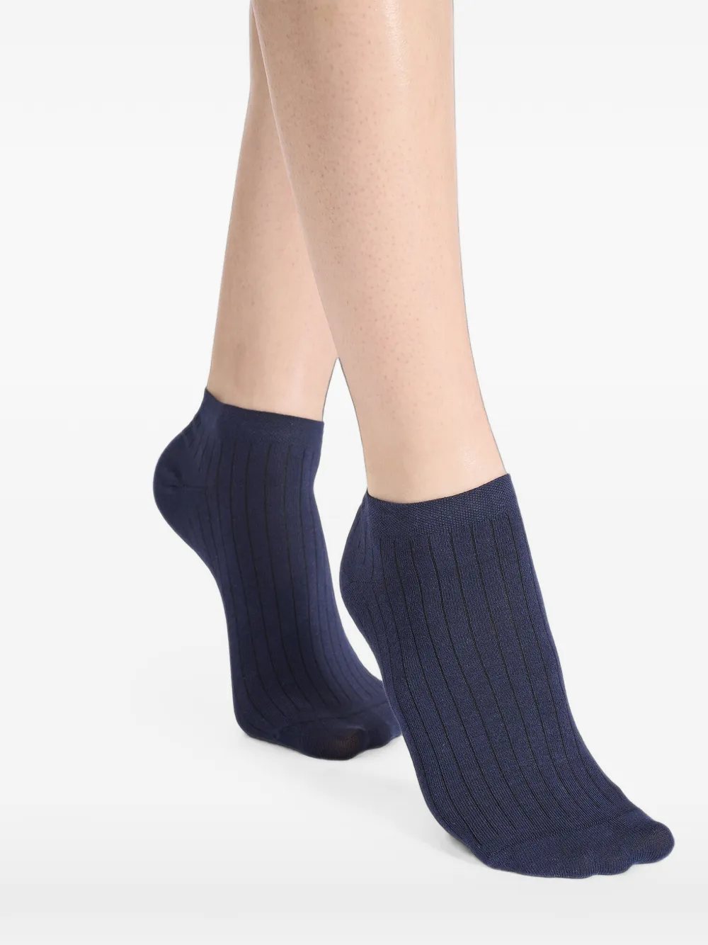 Wolford Geribbelde sokken Blauw