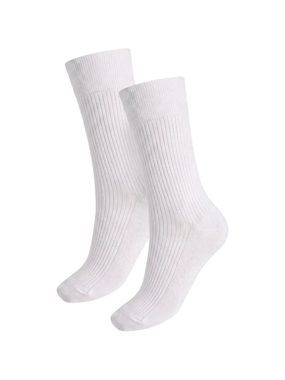 Wolford Geribbelde sokken Wit