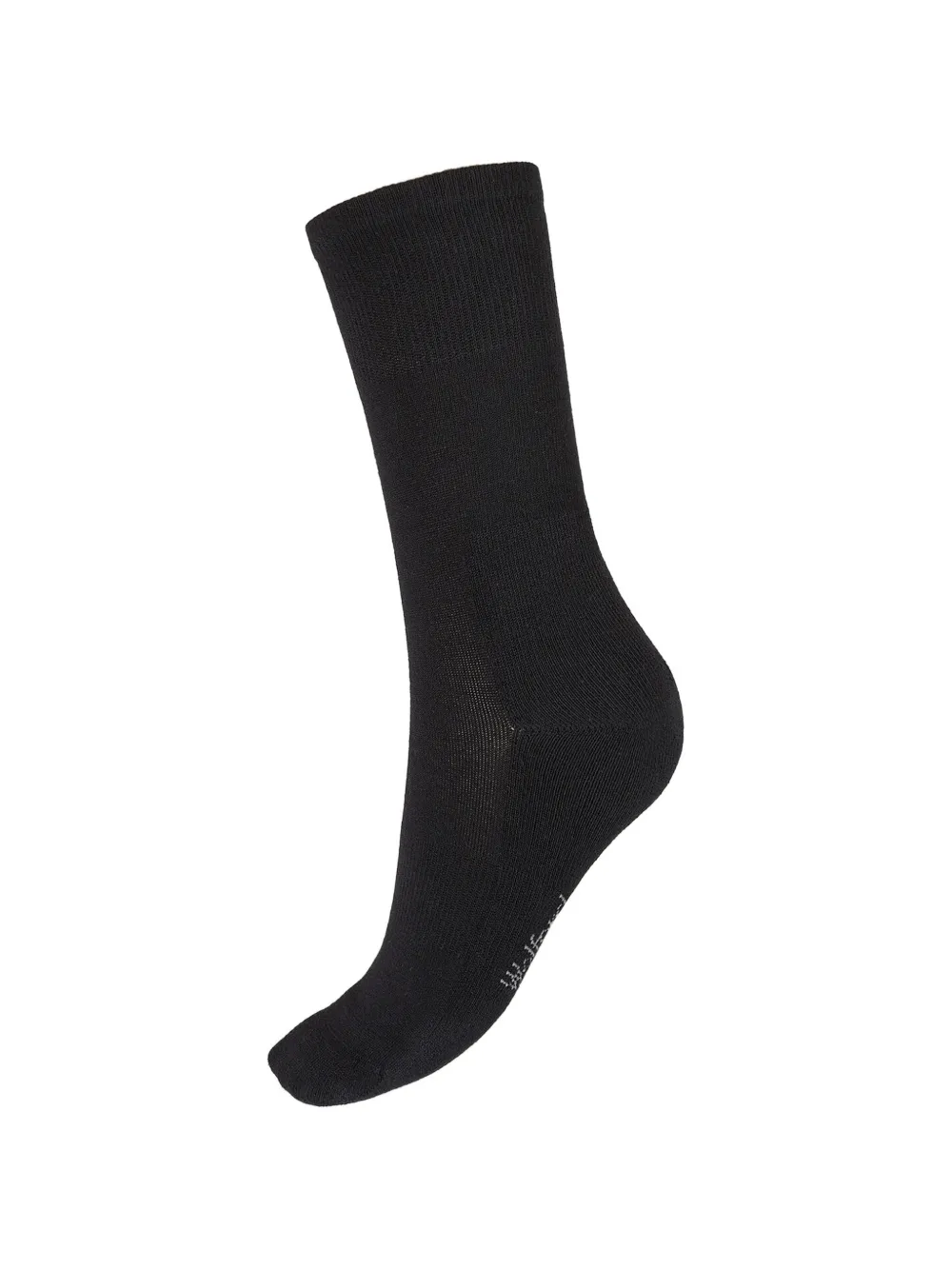 Wolford ribbed-knit logo-print socks Zwart