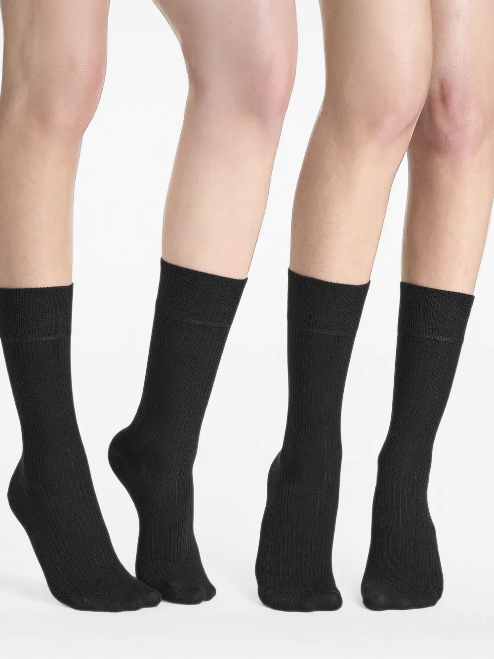 Wolford ribbed socks Zwart