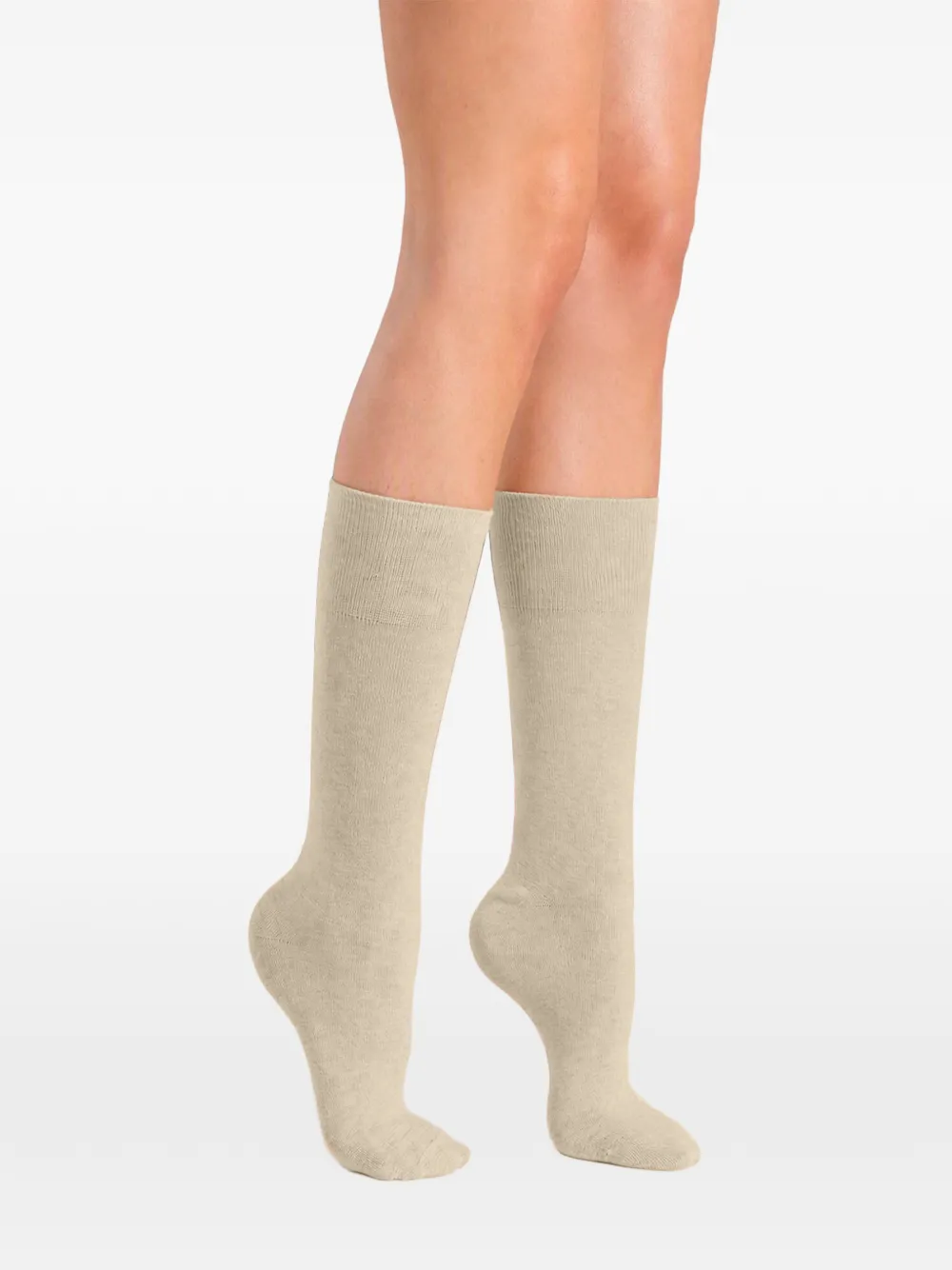 Wolford Sokken van katoenblend Beige