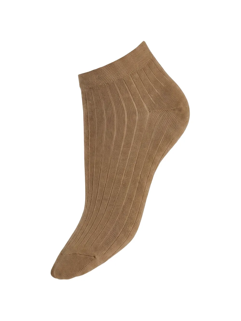 Wolford Geribbelde sokken van katoenblend Bruin