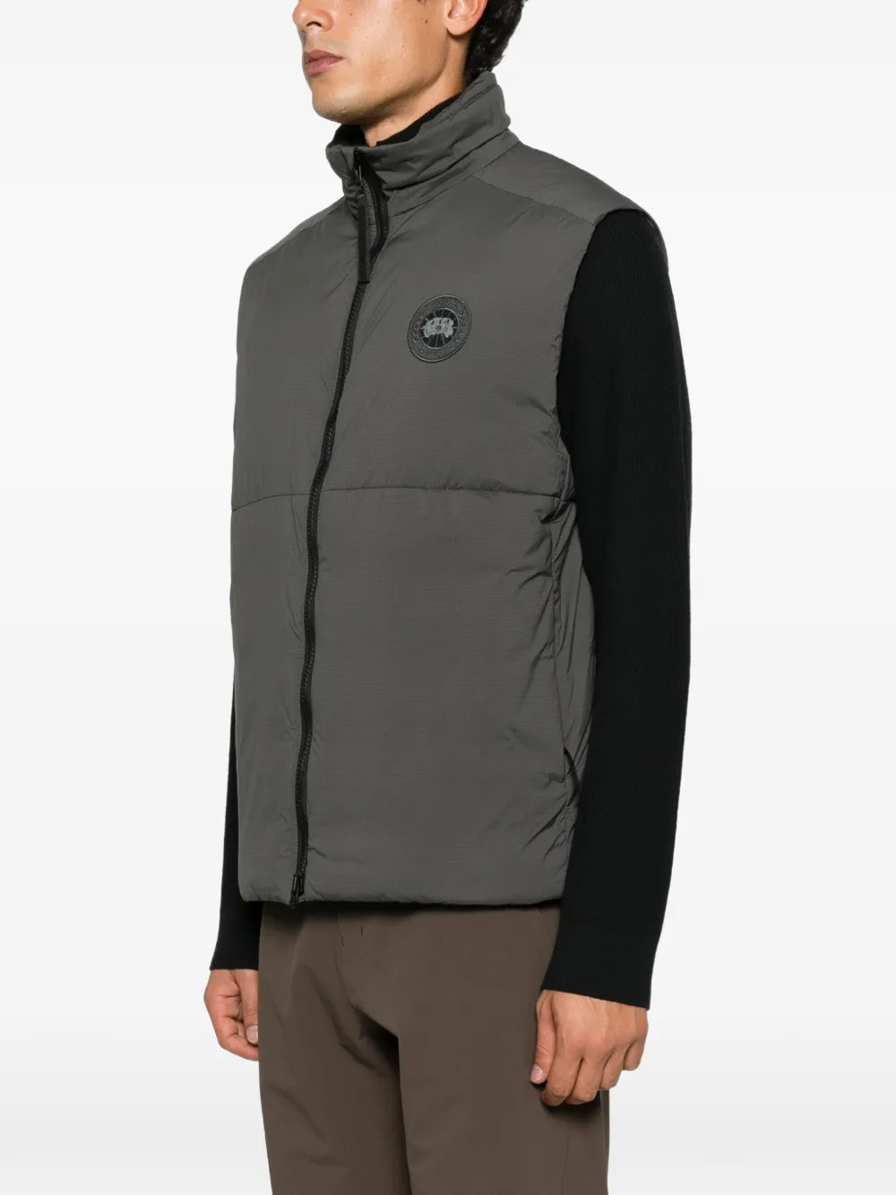Canada Goose Bodywarmer met logopatch Grijs