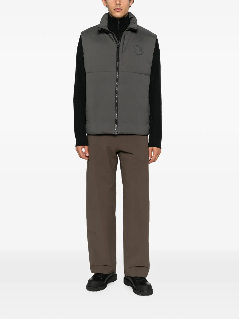 Canada Goose Bodywarmer met logopatch Grijs