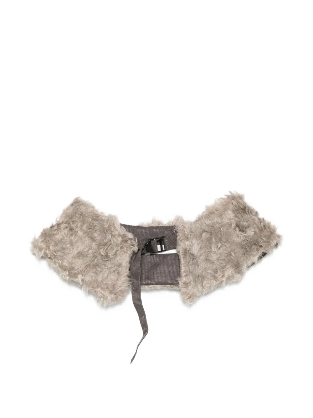 OUR LEGACY buckle-fastening scarf - Grigio