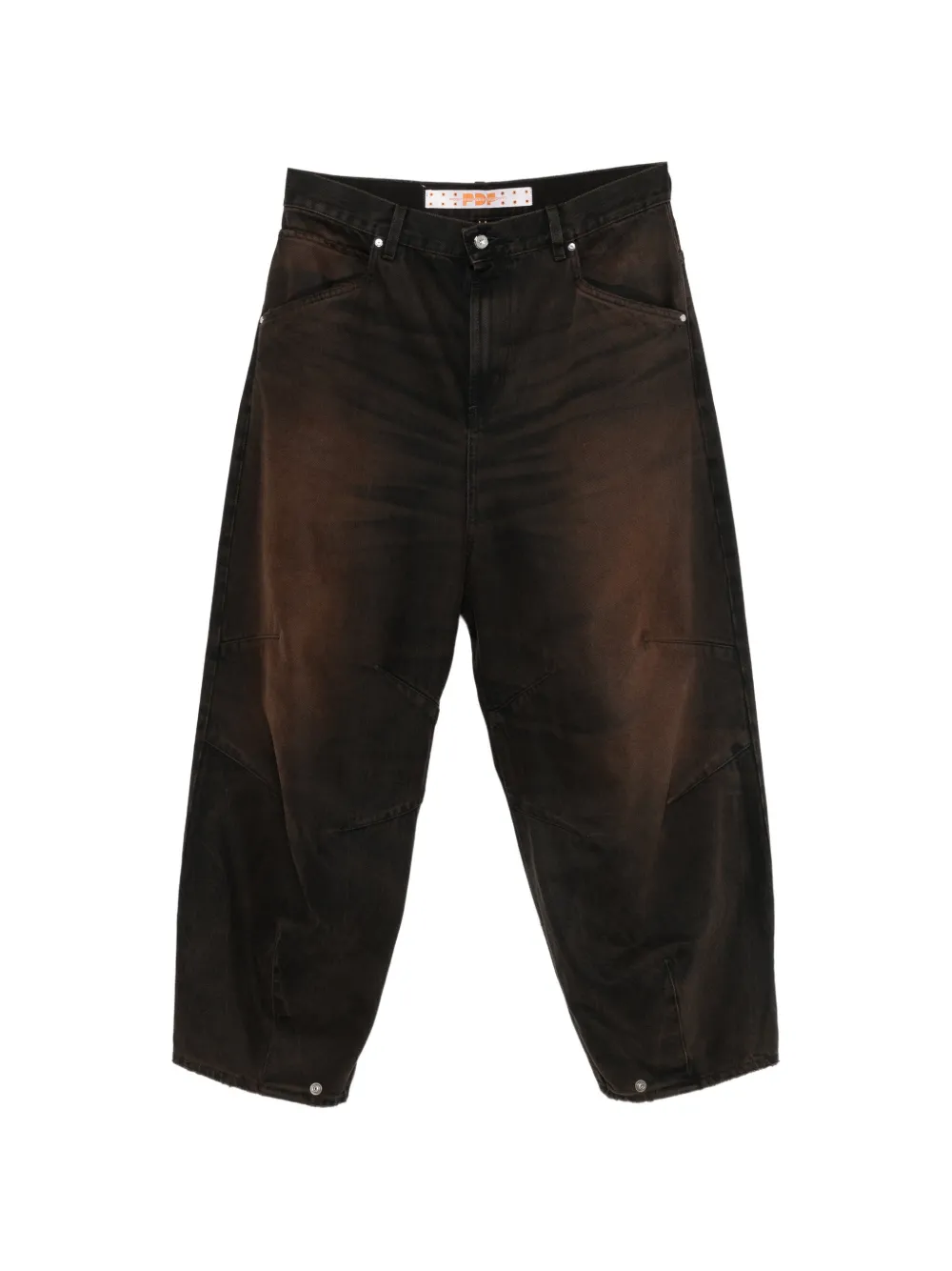PDF faded graphic-print jeans
