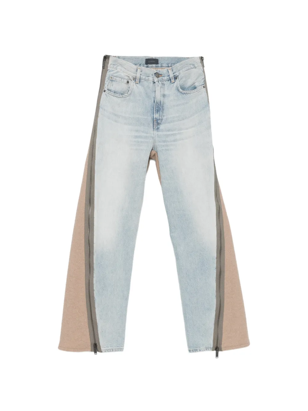 Haikure zip-detail panelled jeans