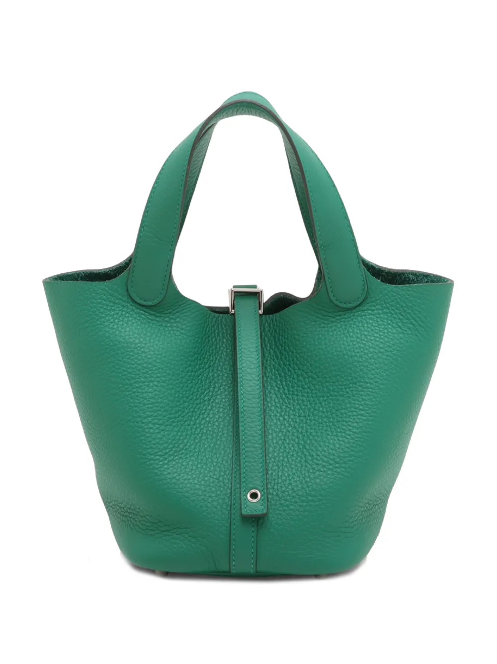 Hermès Pre-Owned 2024 Clemence Picotin Lock 18 handbag - Verde