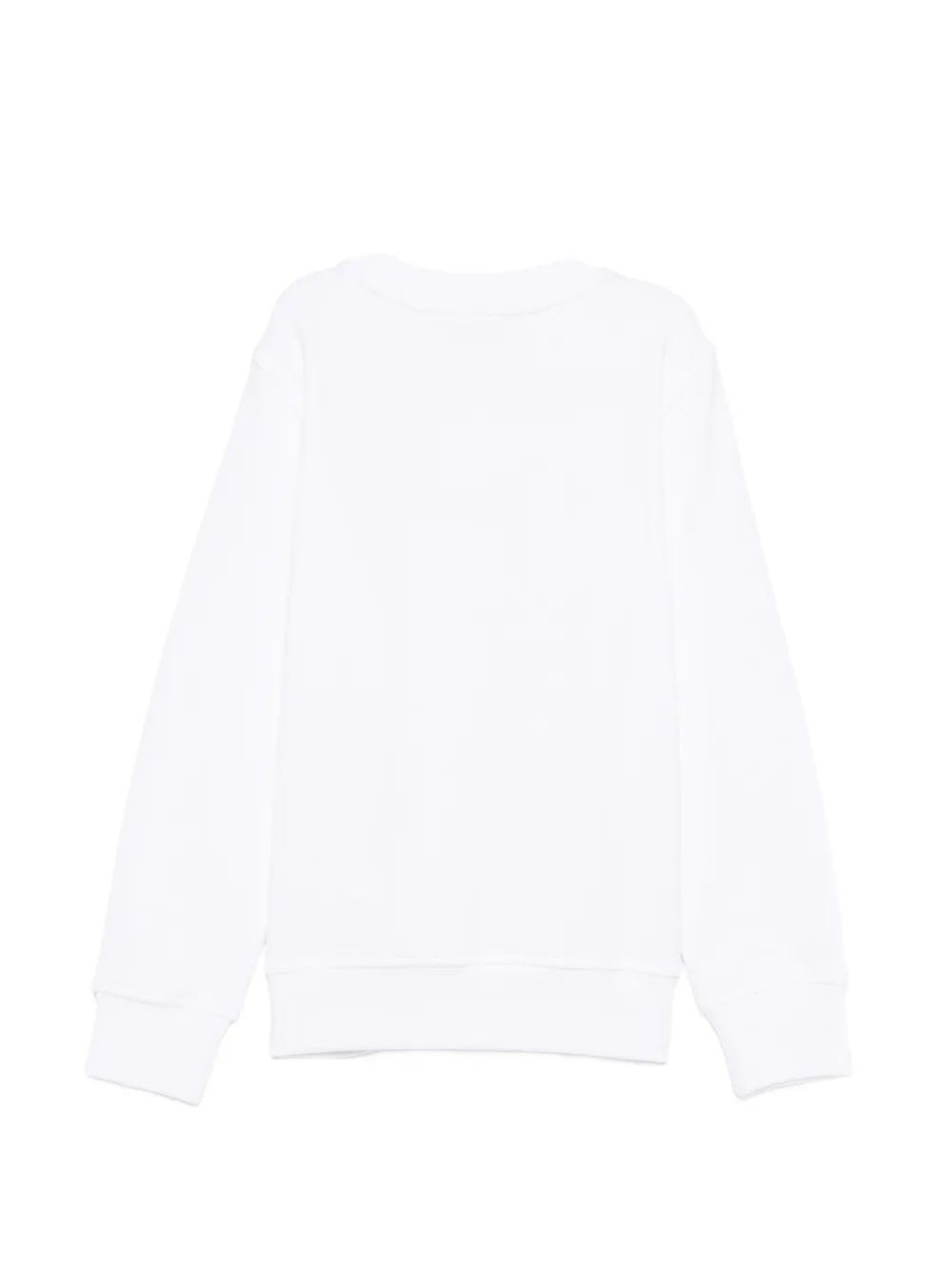 Moschino Kids Sweater met logoprint Wit