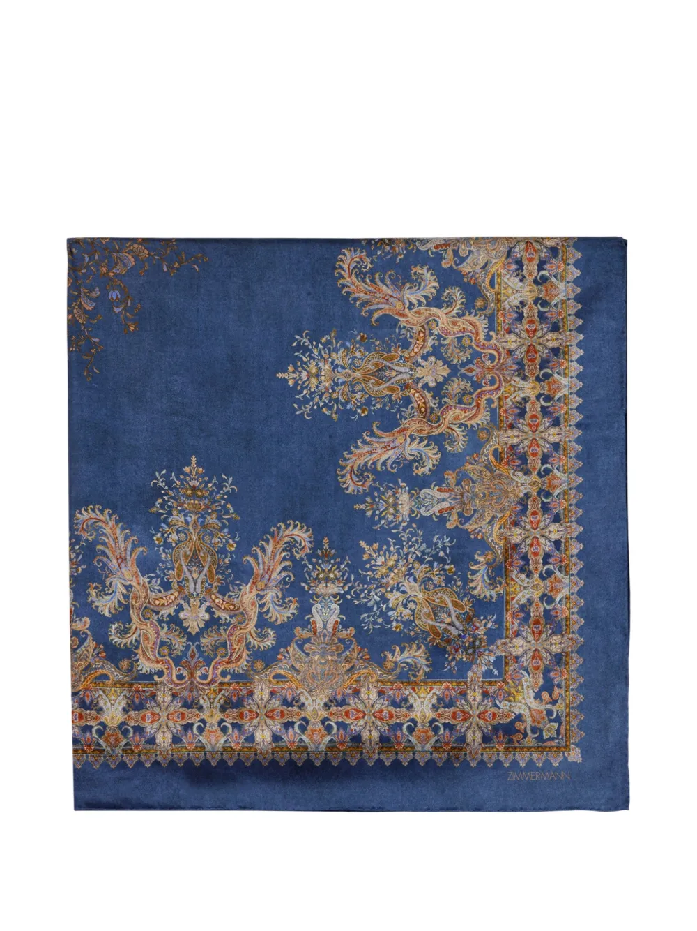 ZIMMERMANN Sjaal met paisley-print Blauw
