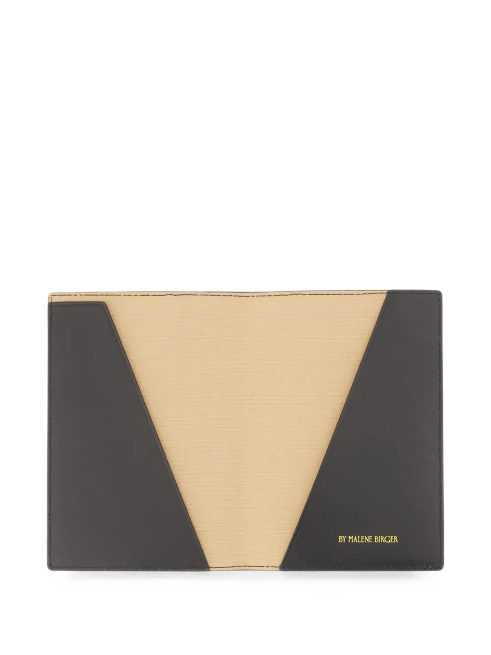 By Malene Birger Ivy monogram-print passport holder - Marrone