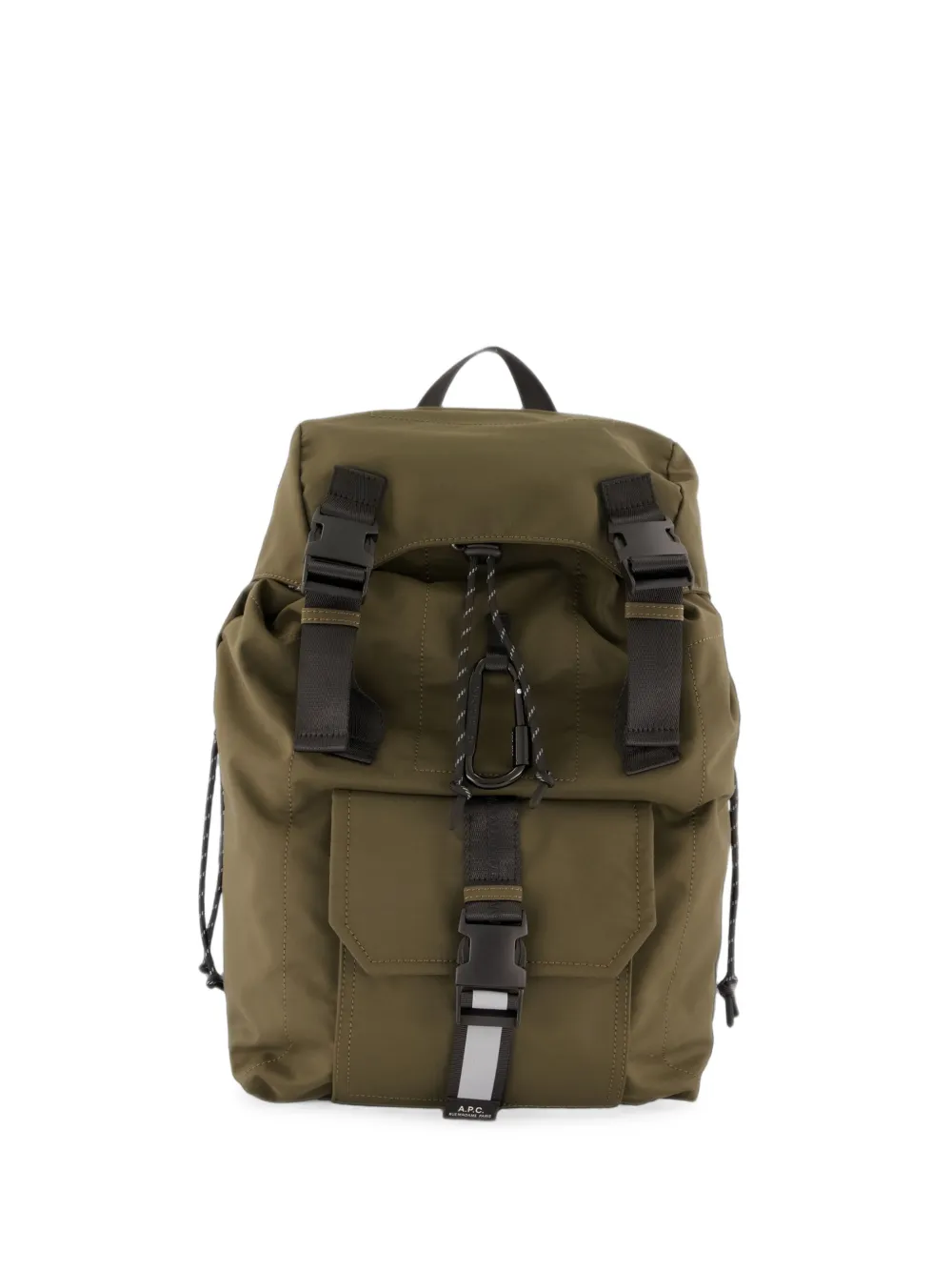 A.P.C. 20 Trek buckle-fastening backpack - Verde