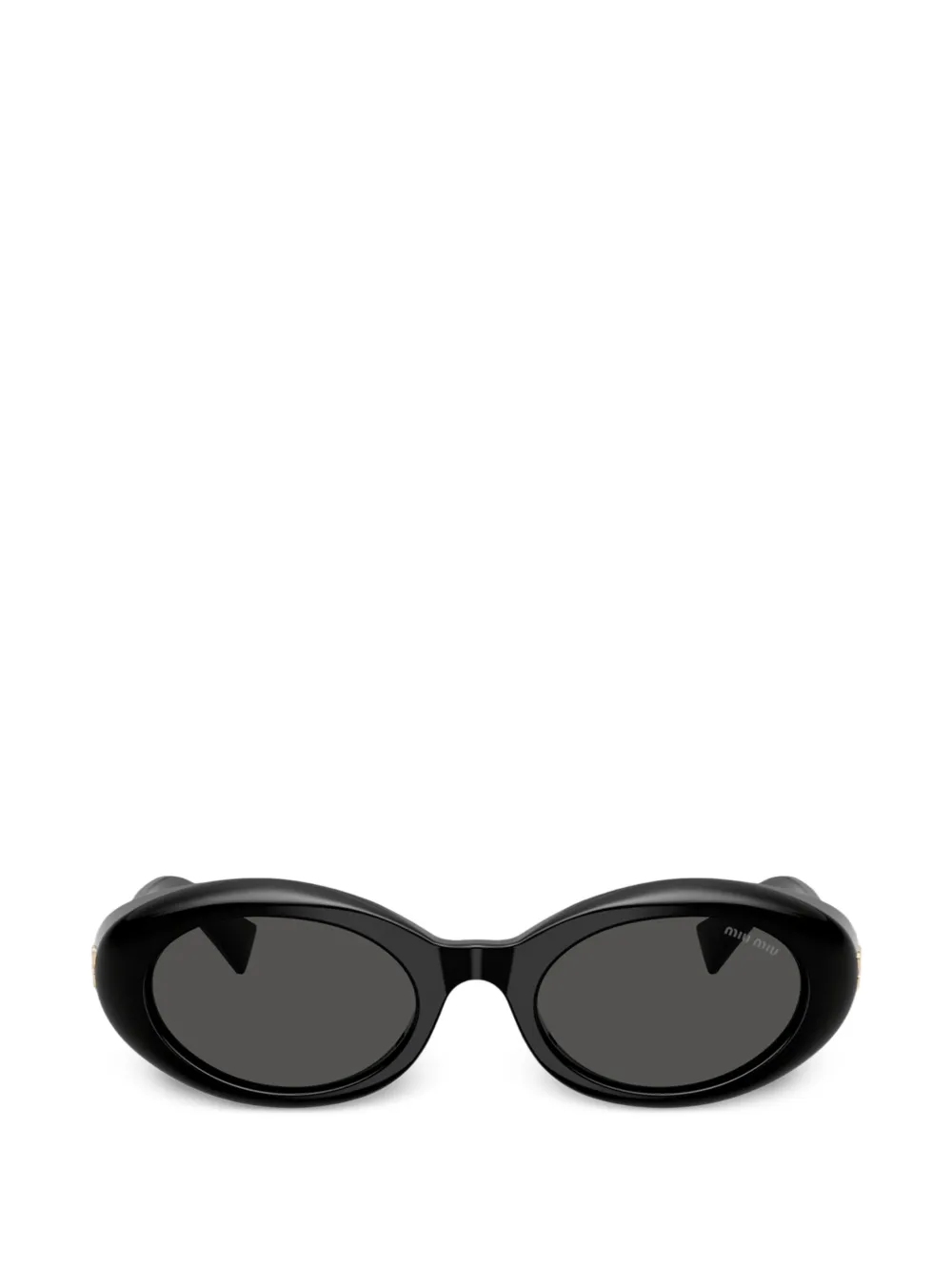 Miu Miu Eyewear oval-frame sunglasses - Nero