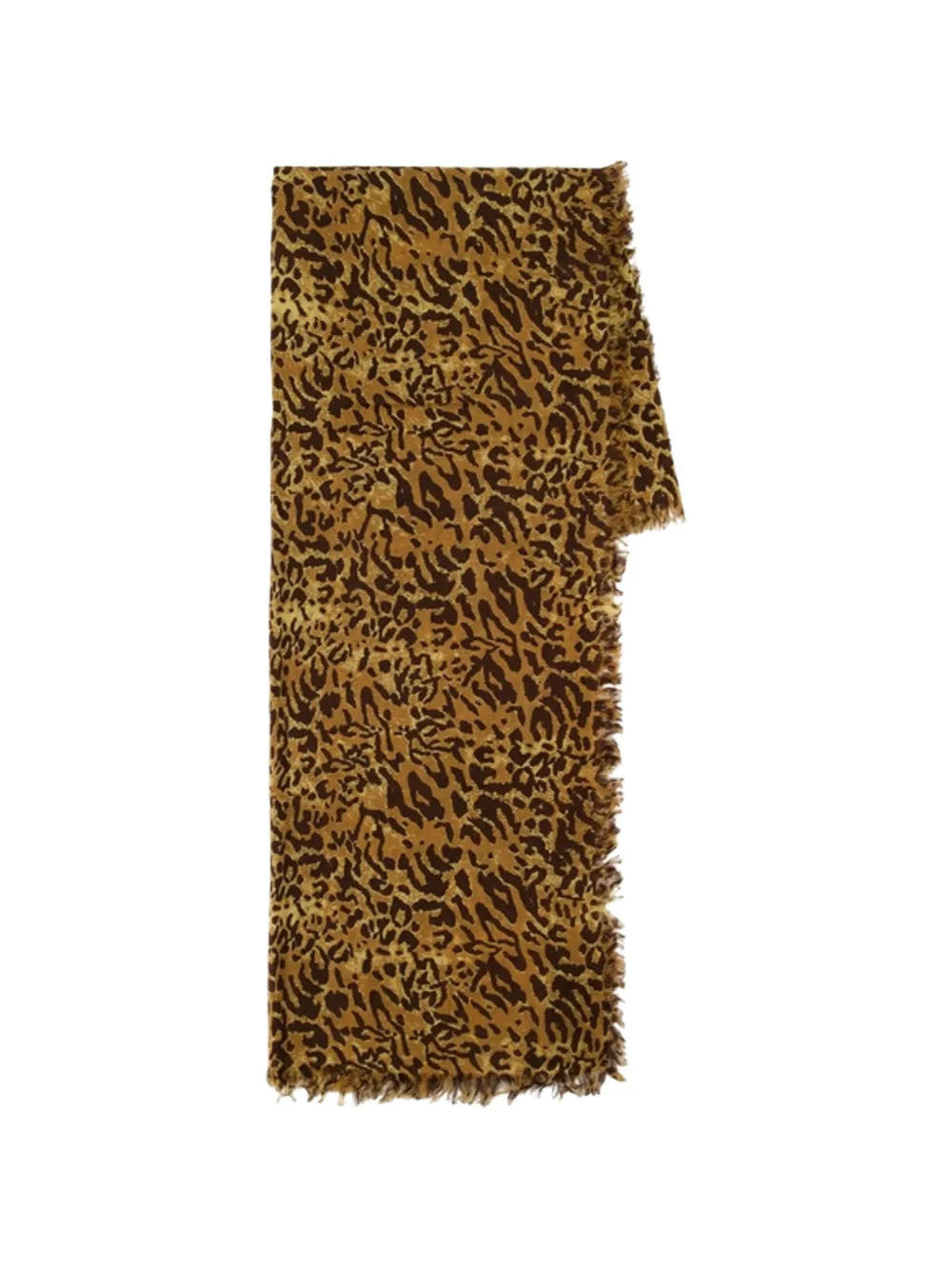 ISABEL MARANT Alecia sjaal met luipaardprint Bruin