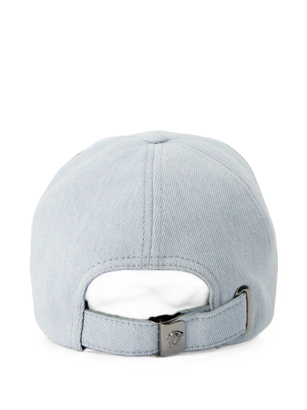 Versace Honkbalpet met geborduurd logo Blauw