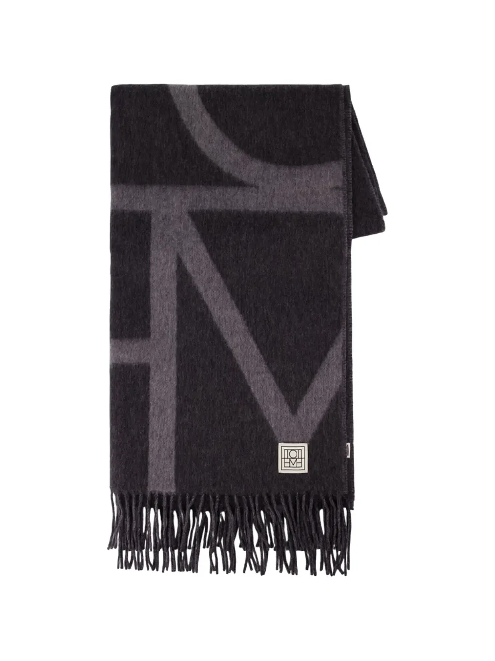TOTEME Monogram wool scarf