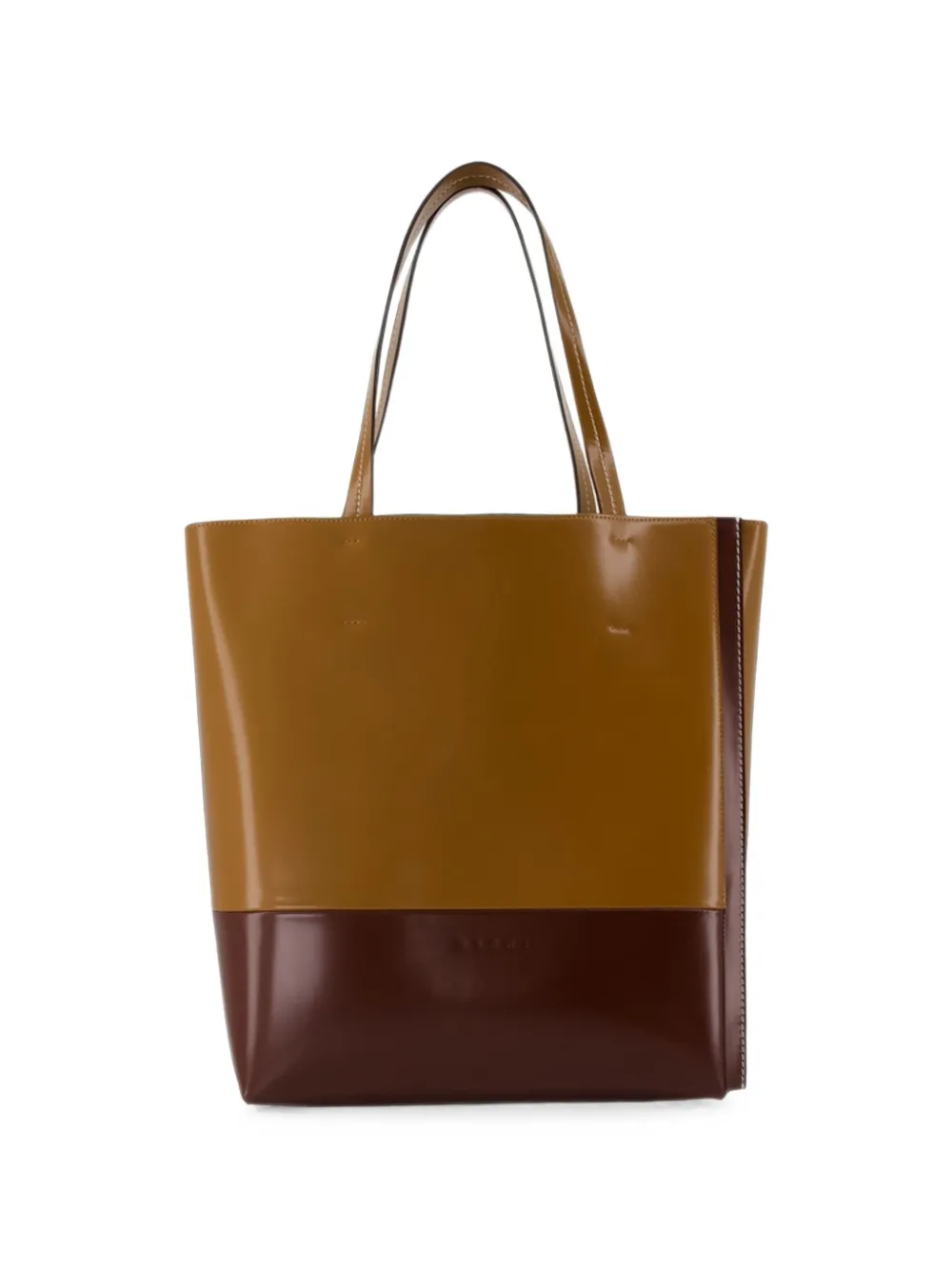 Marni Museo colour-block leather tote bag